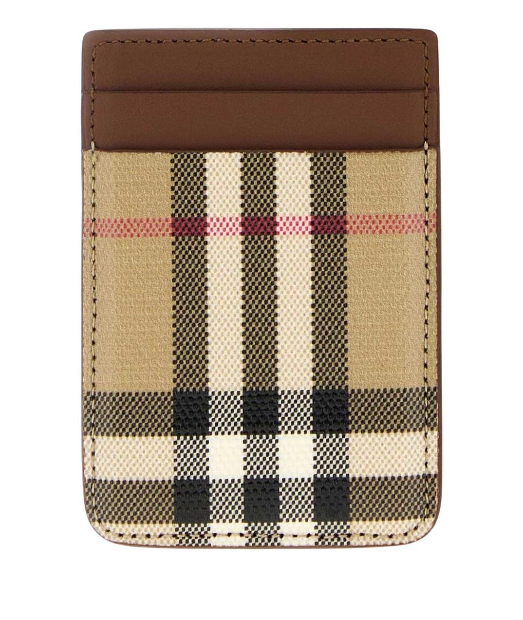BURBERRY Бежевый кардхолдер, фото 1