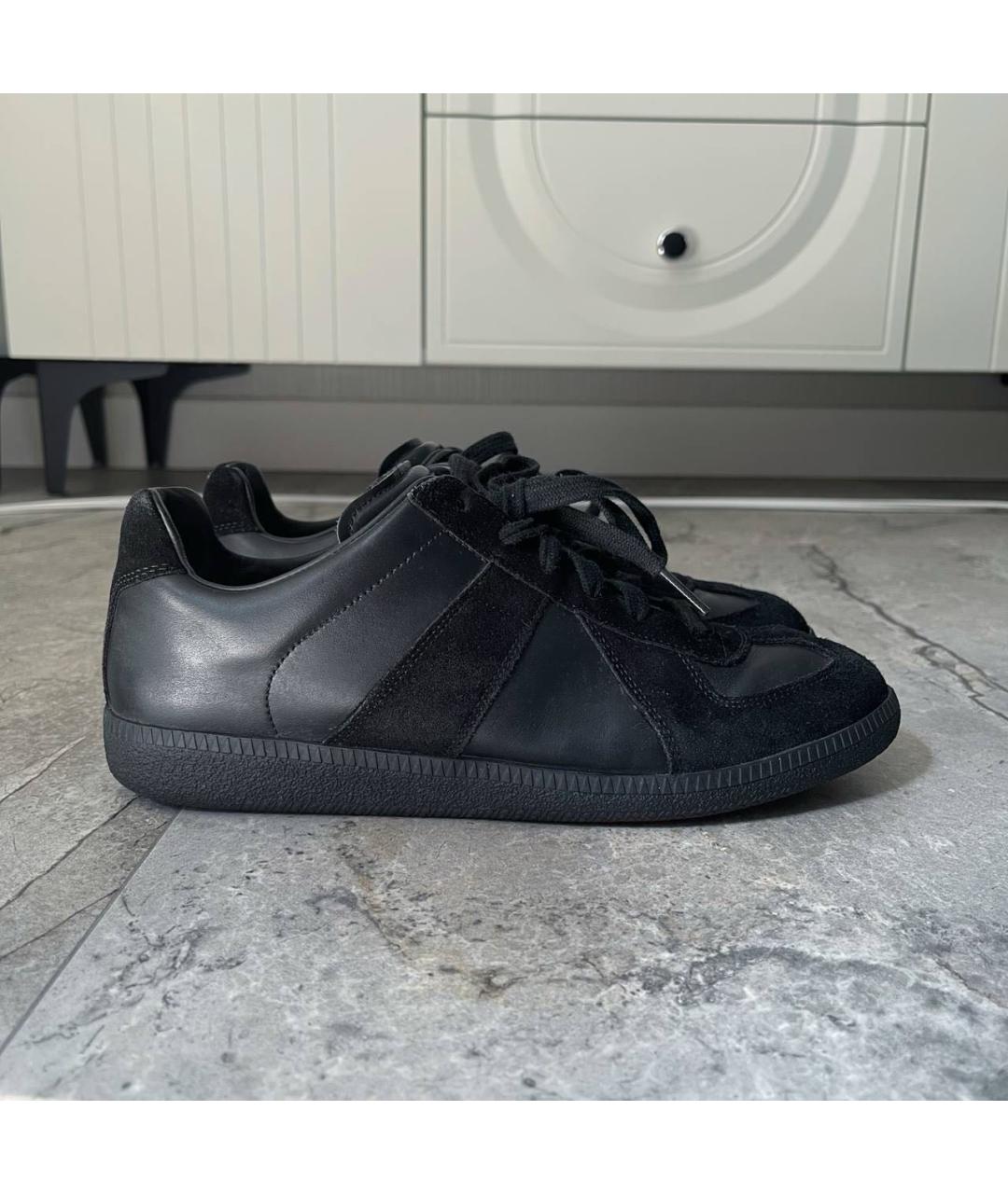 MAISON MARGIELA Черные кеды, фото 5
