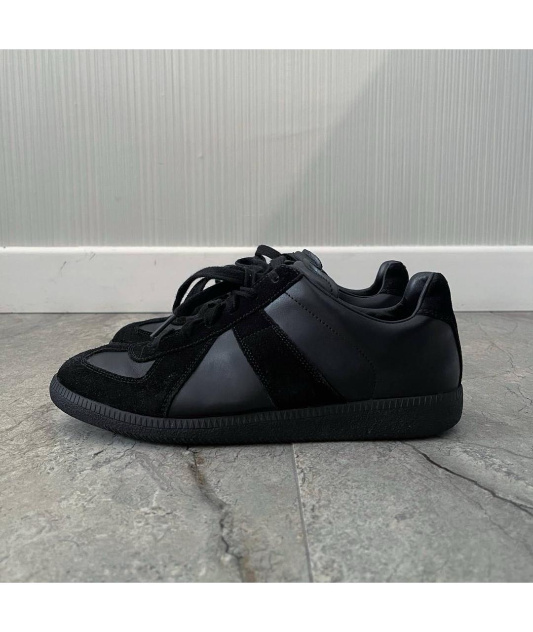 MAISON MARGIELA Черные кеды, фото 3
