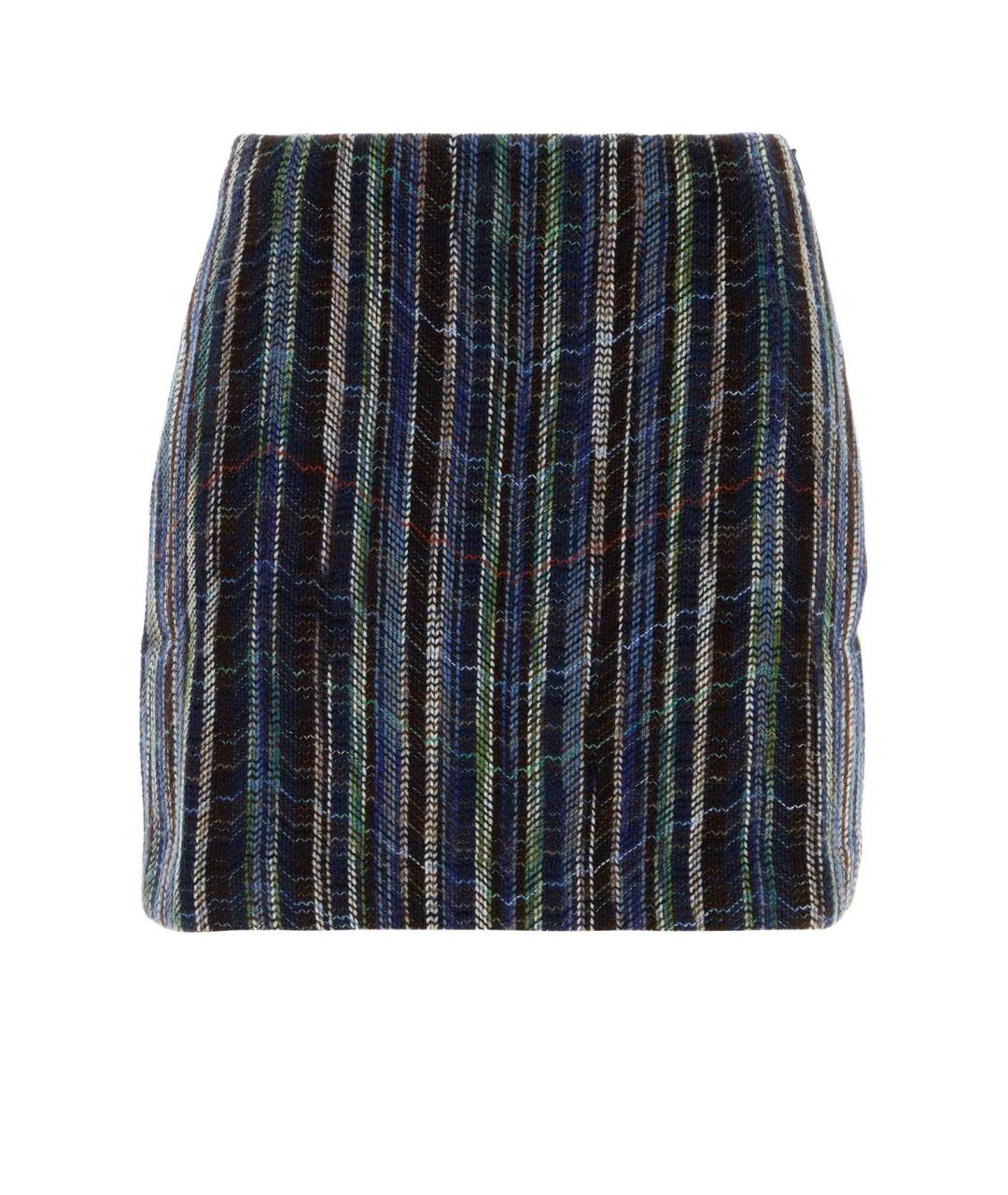 MISSONI Мульти шерстяная юбка мини, фото 1