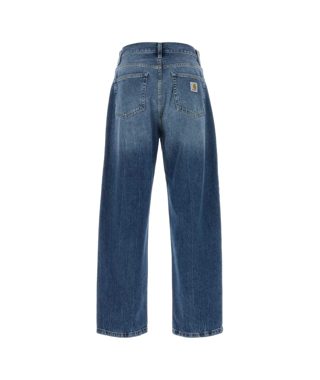 CARHARTT WIP Синие хлопковые прямые джинсы, фото 2