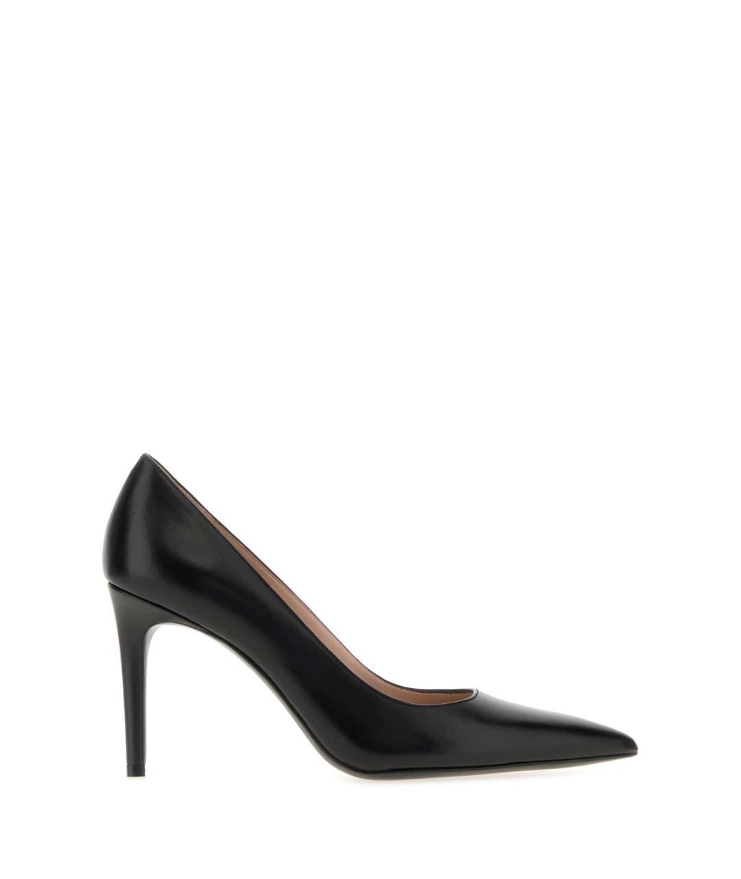 STUART WEITZMAN Черные кожаные туфли, фото 3