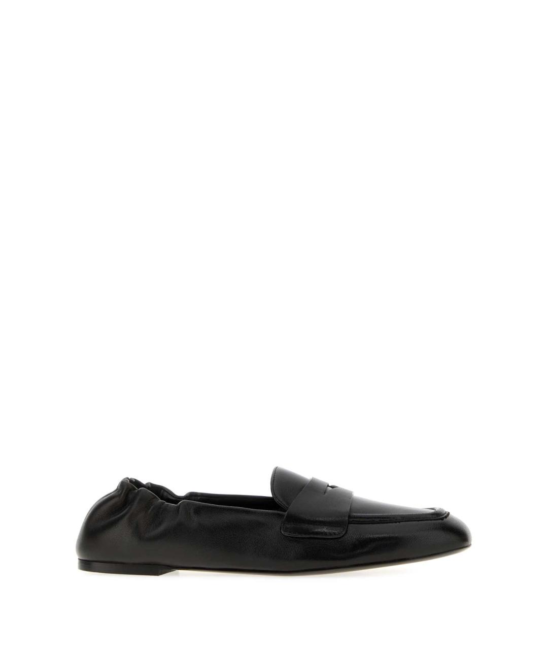 STUART WEITZMAN Черные кожаные лоферы, фото 3
