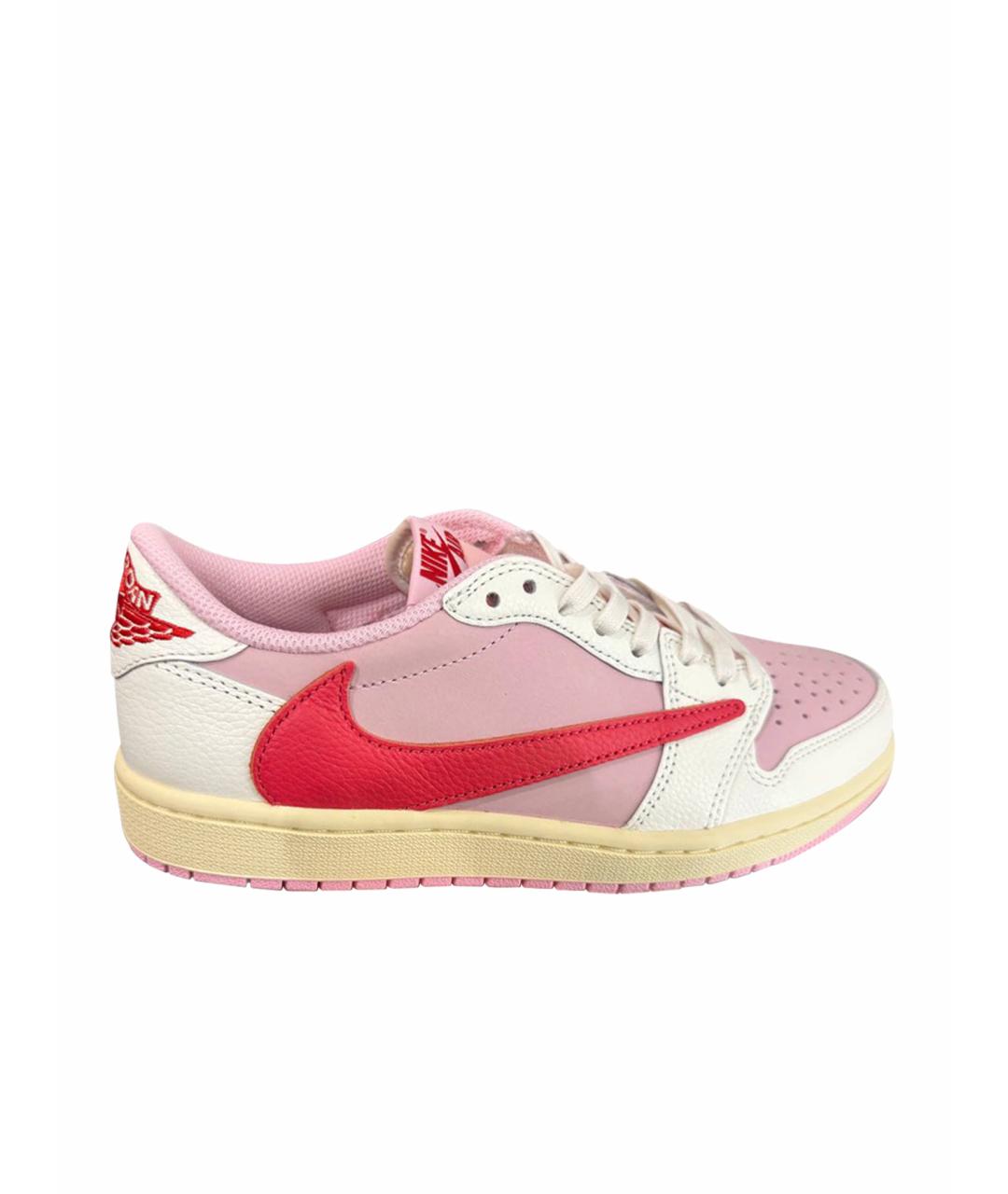 NIKE Розовые кожаные кеды, фото 1