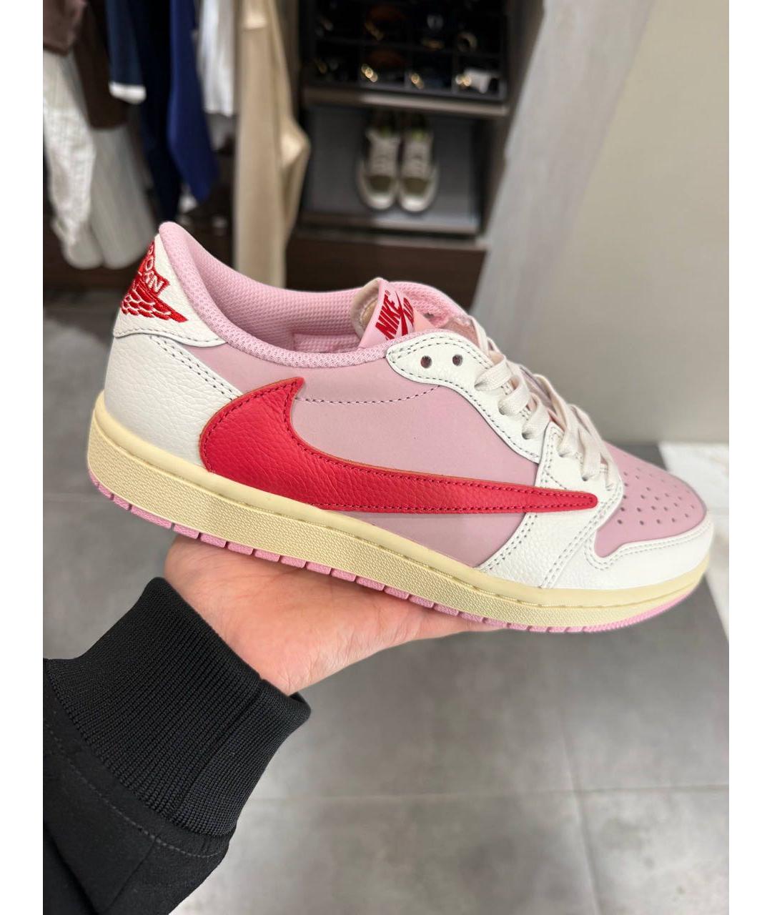 NIKE Розовые кожаные кеды, фото 6