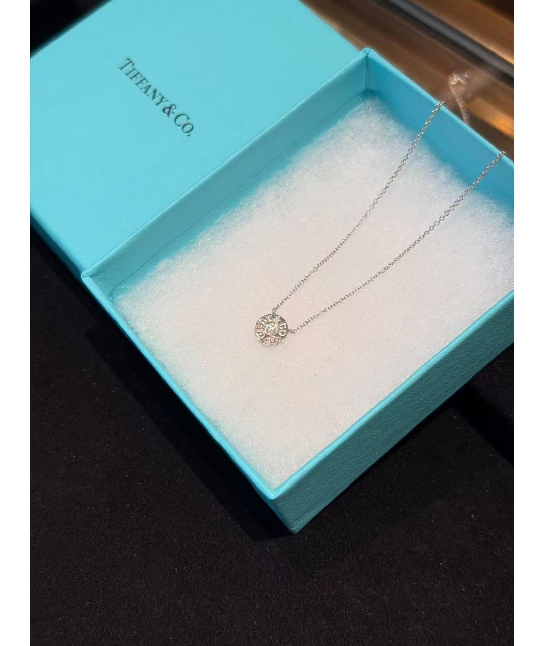 TIFFANY&CO Серебряное колье из белого золота, фото 2