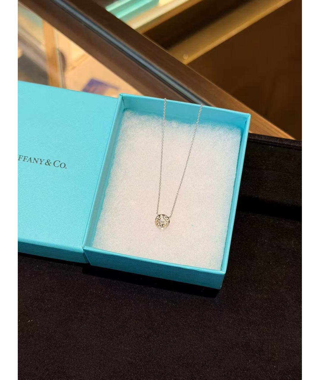 TIFFANY&CO Серебряное колье из белого золота, фото 4