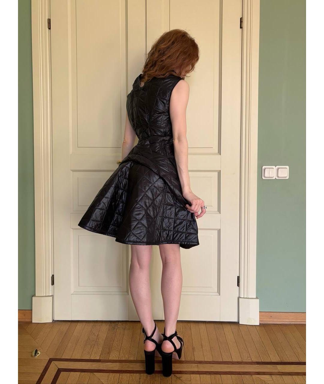 COMME DES GARÇONS Черное полиэстеровое коктейльное платье, фото 6
