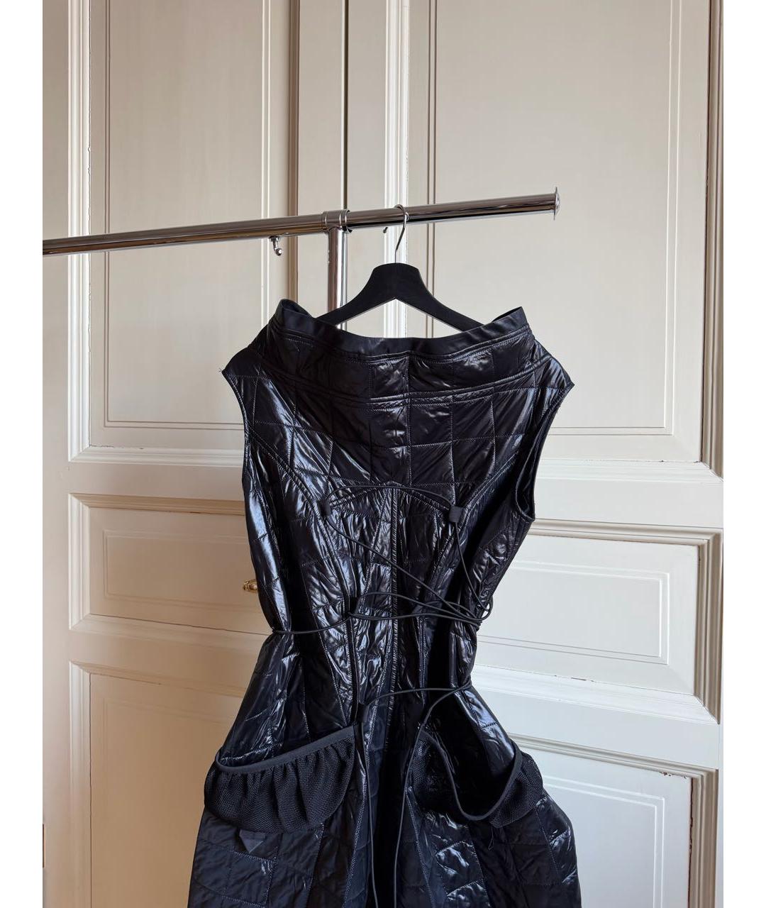 COMME DES GARÇONS Черное полиэстеровое коктейльное платье, фото 3