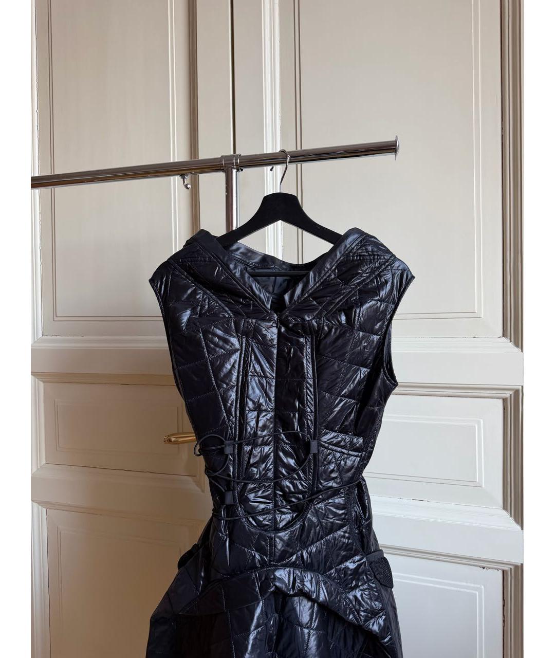 COMME DES GARÇONS Черное полиэстеровое коктейльное платье, фото 4