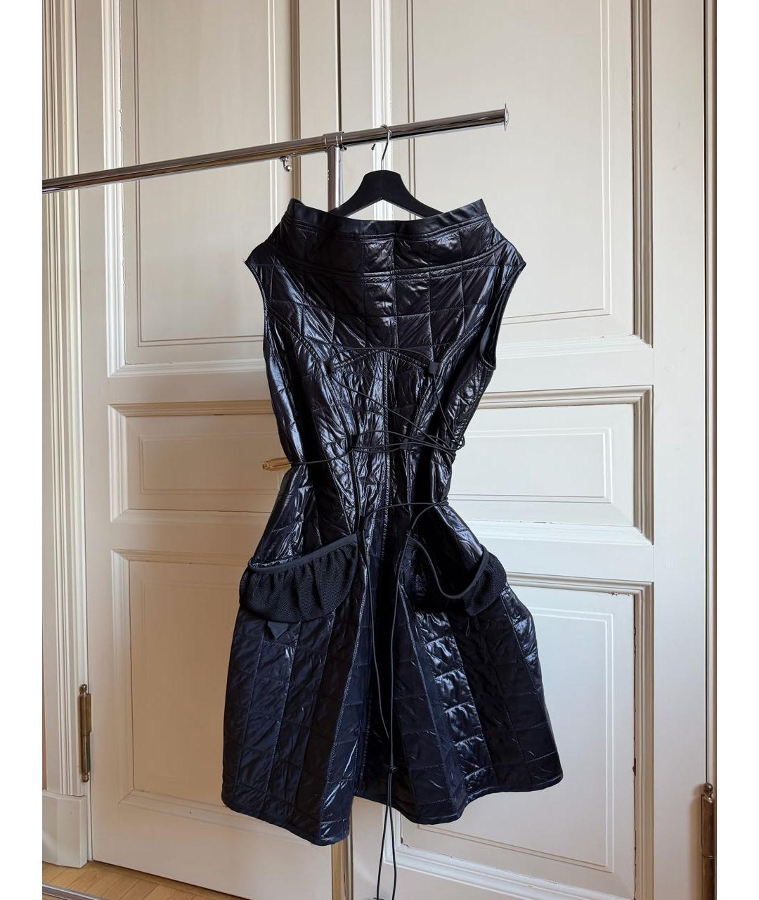 COMME DES GARÇONS Черное полиэстеровое коктейльное платье, фото 7