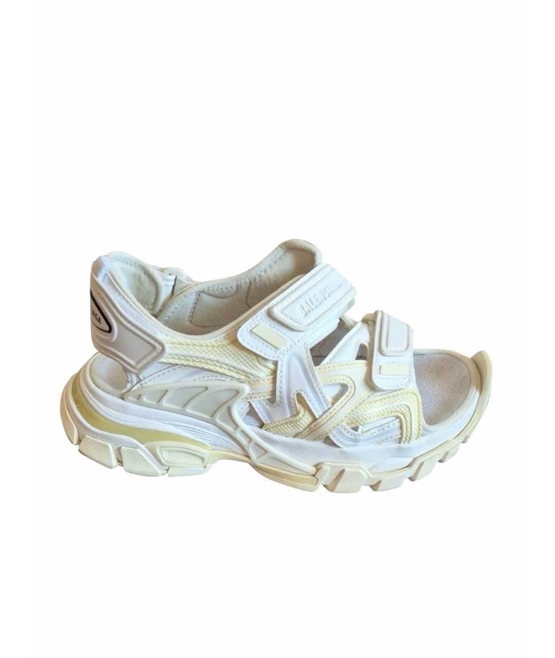 BALENCIAGA Белые сандалии, фото 1