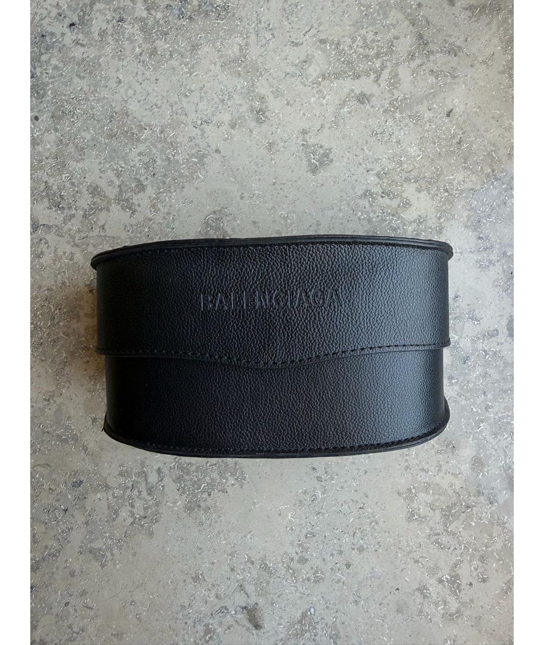 BALENCIAGA Черные пластиковые солнцезащитные очки, фото 4