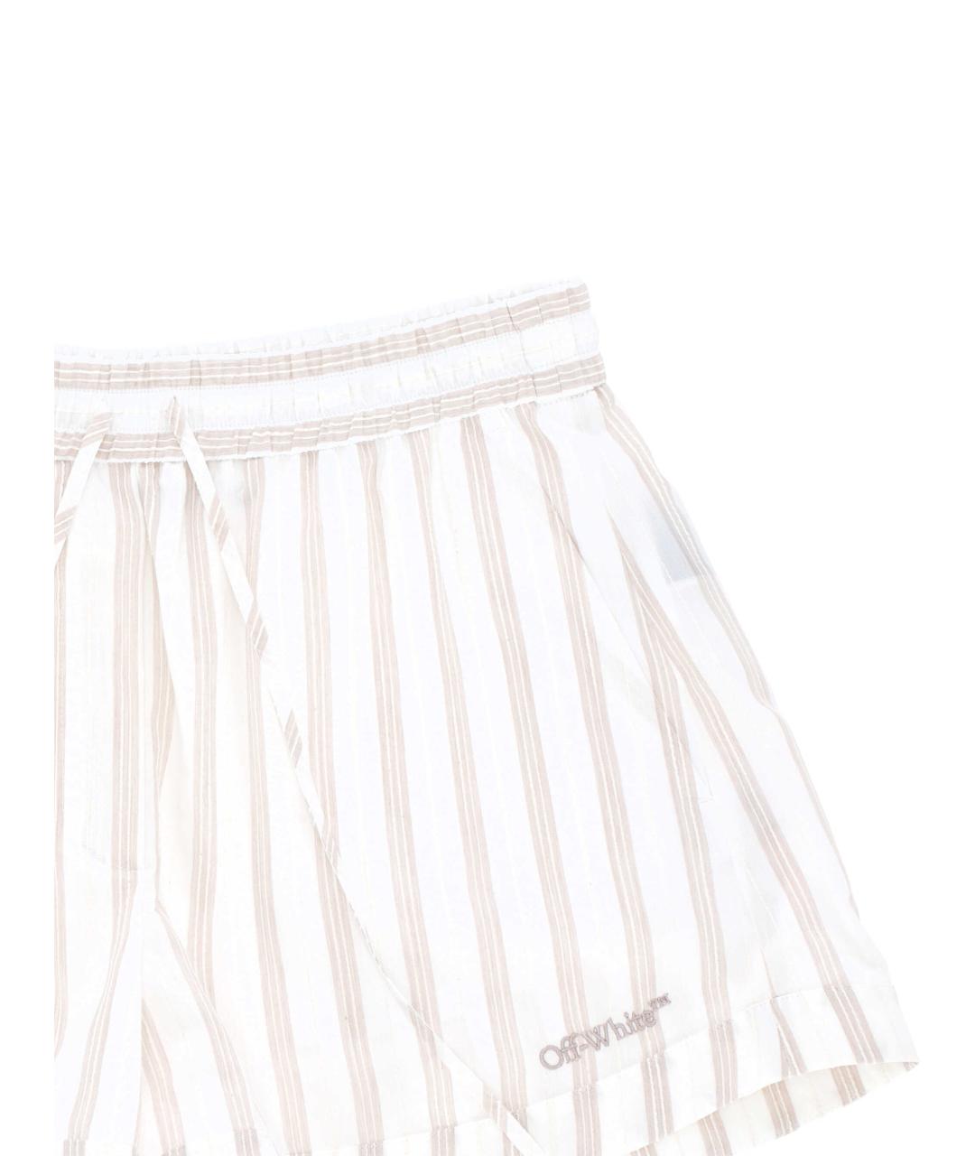 OFF-WHITE Белые шорты, фото 2