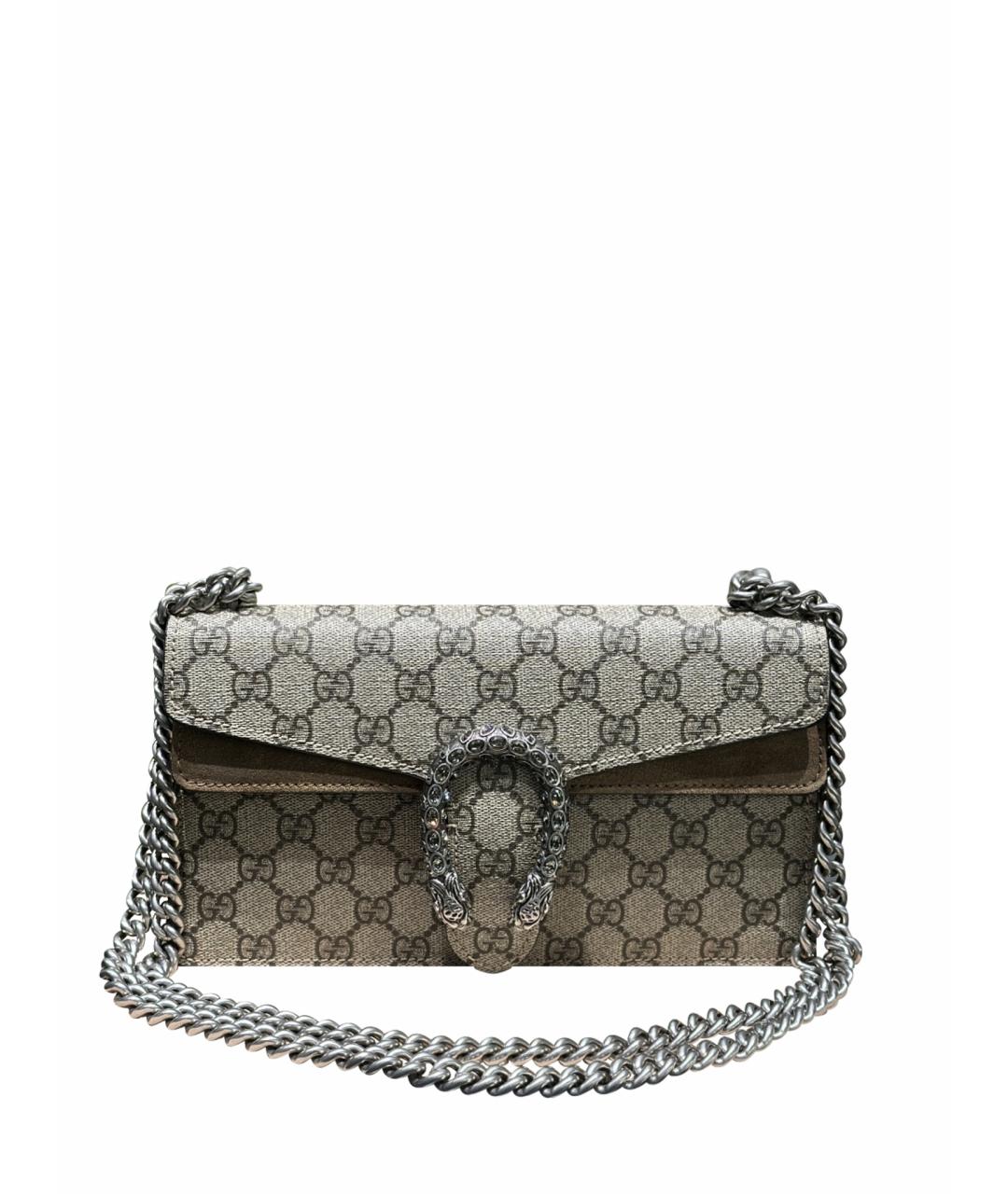 GUCCI Зеленая кожаная сумка через плечо, фото 1