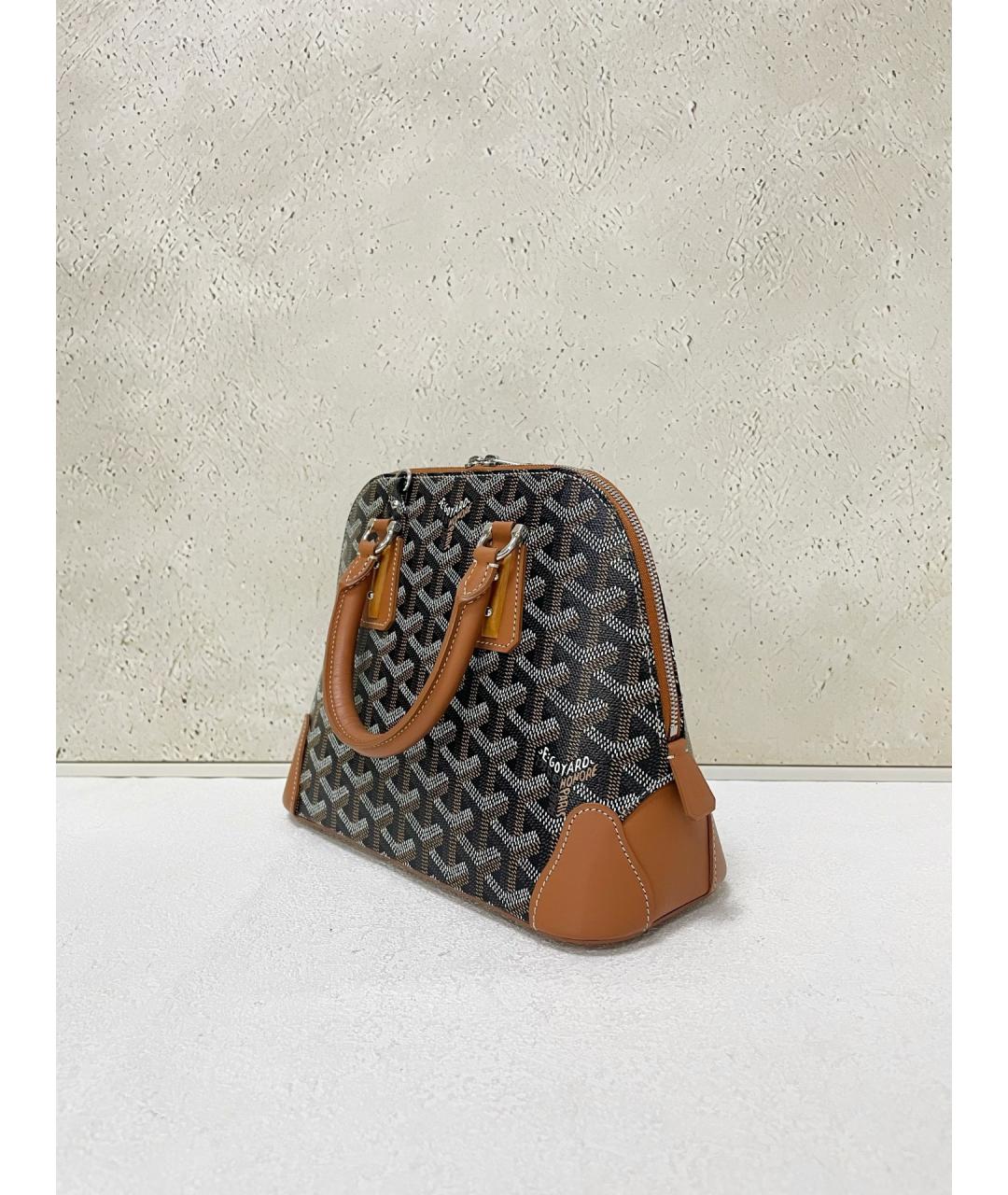 GOYARD Черная сумка тоут из искусственной кожи, фото 4