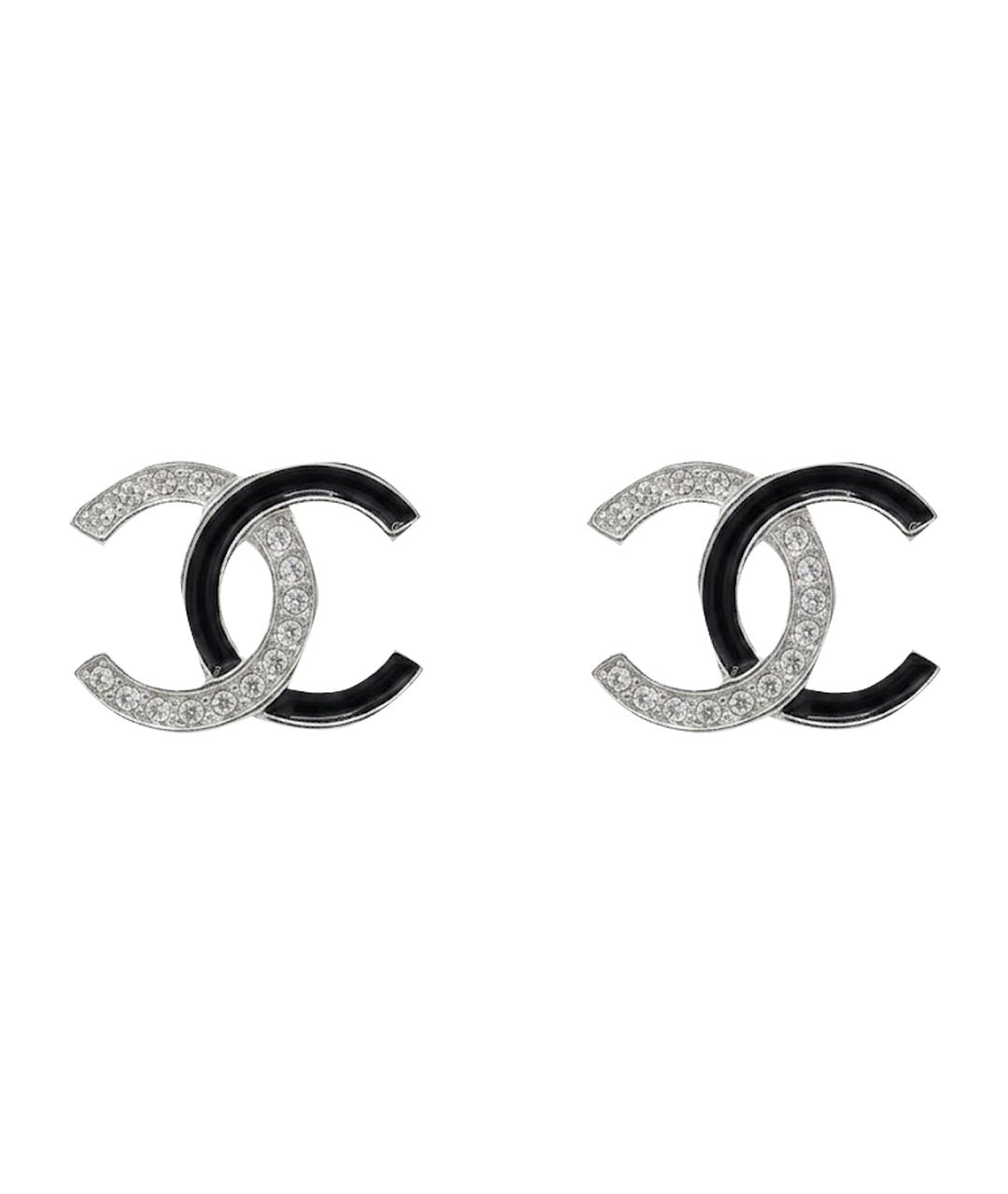 CHANEL Золотые металлические серьги, фото 1