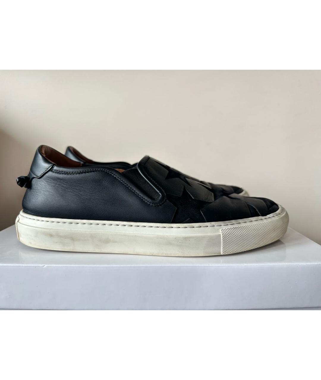 GIVENCHY Черные кожаные слипоны, фото 5