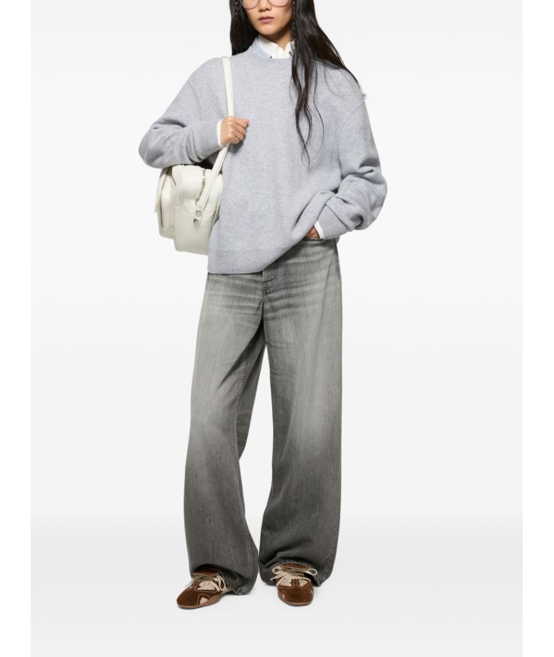 ACNE STUDIOS Коричневые кожаные кроссовки, фото 4