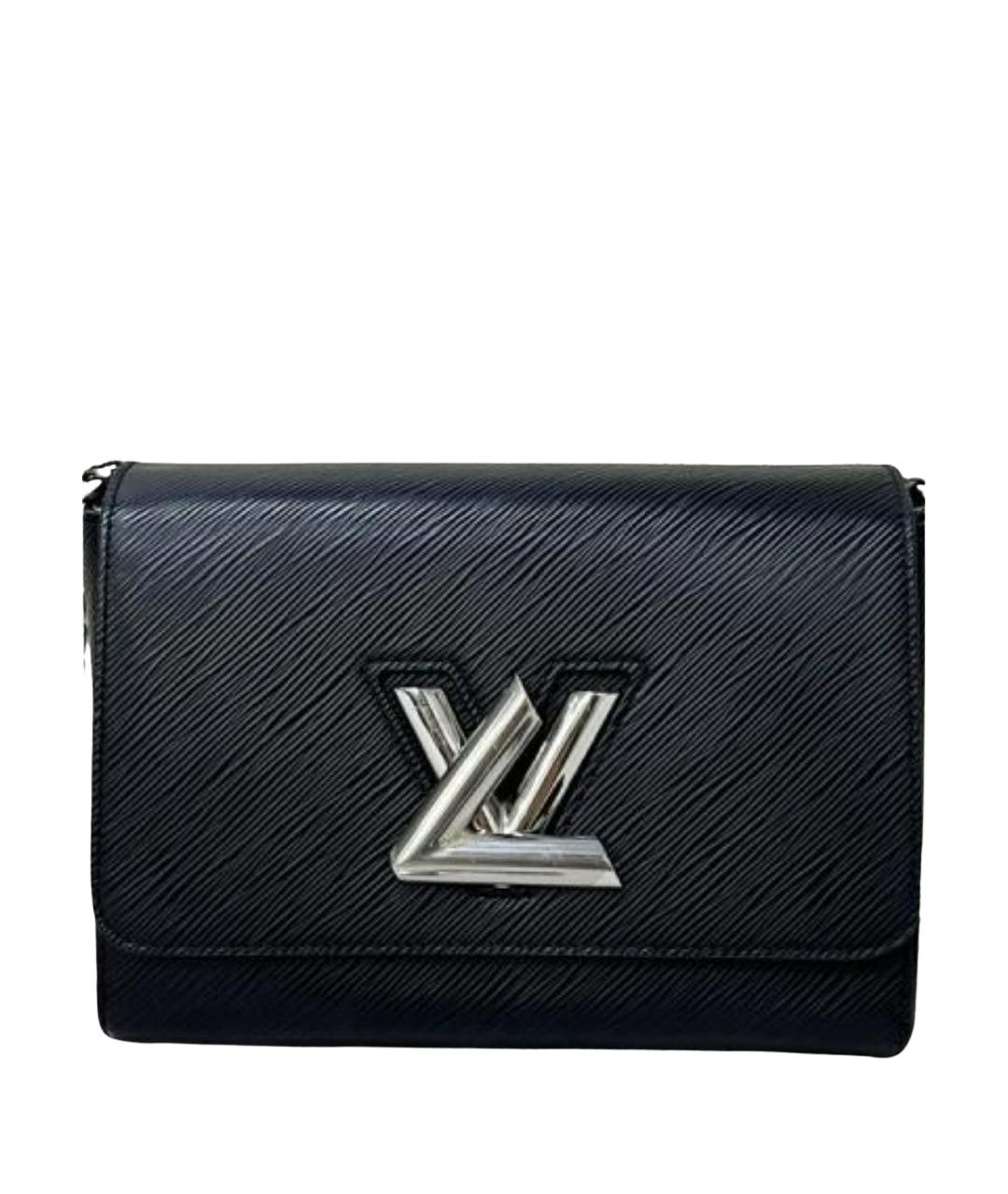 LOUIS VUITTON Черная кожаная сумка через плечо, фото 1