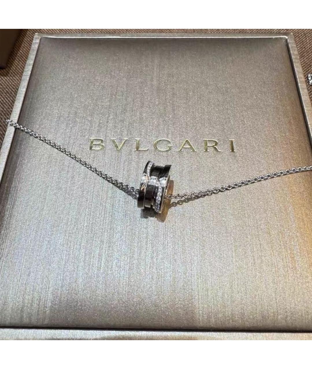 BVLGARI Серебряная подвеска из белого золота, фото 3