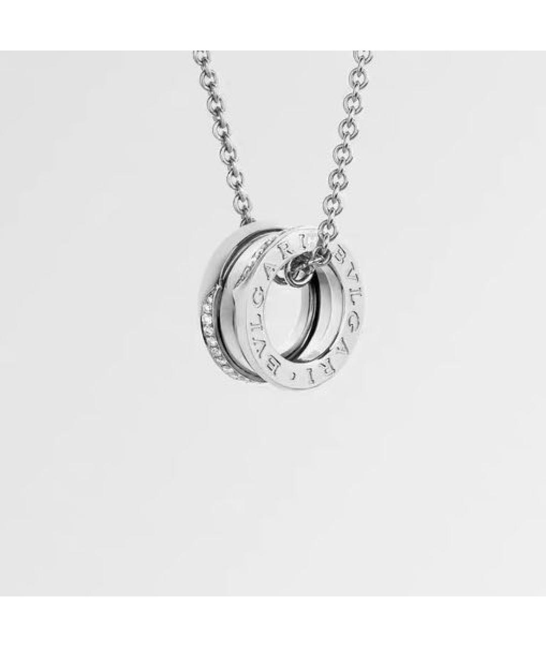 BVLGARI Серебряная подвеска из белого золота, фото 5