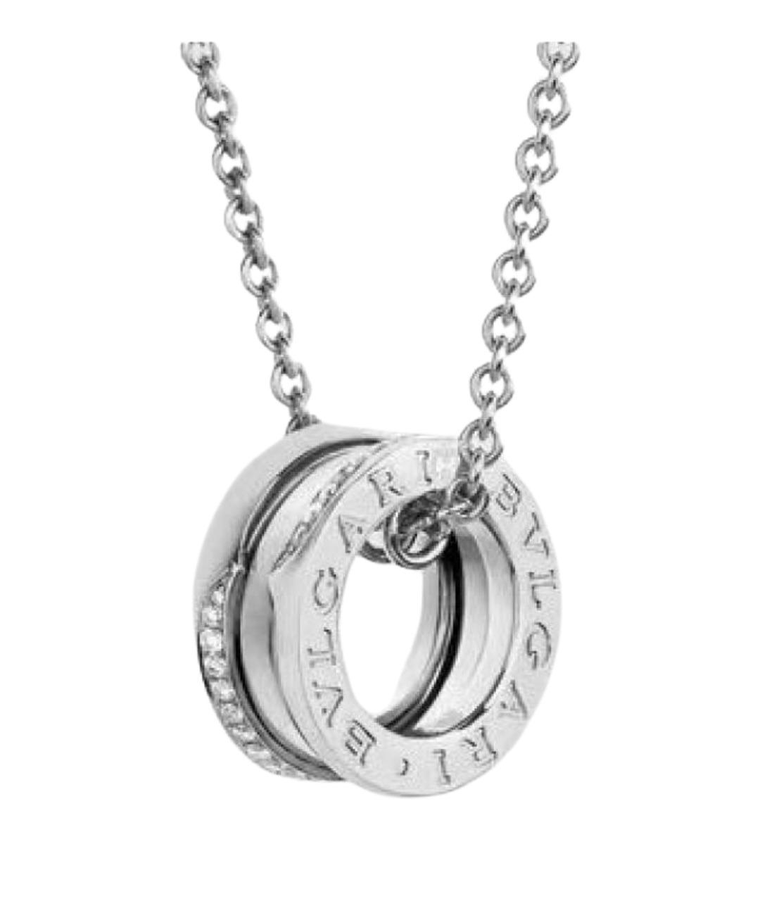 BVLGARI Серебряная подвеска из белого золота, фото 1