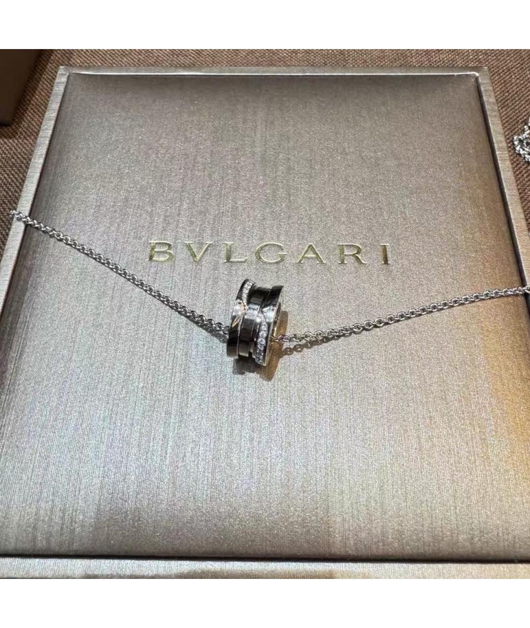 BVLGARI Серебряная подвеска из белого золота, фото 4