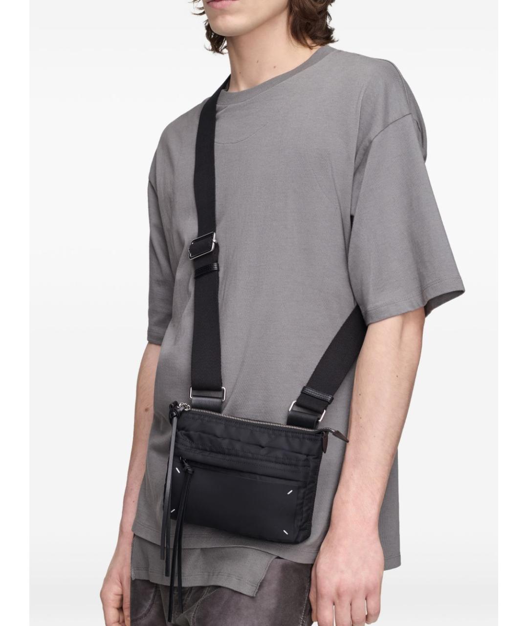 MAISON MARGIELA Черная сумка на плечо, фото 2