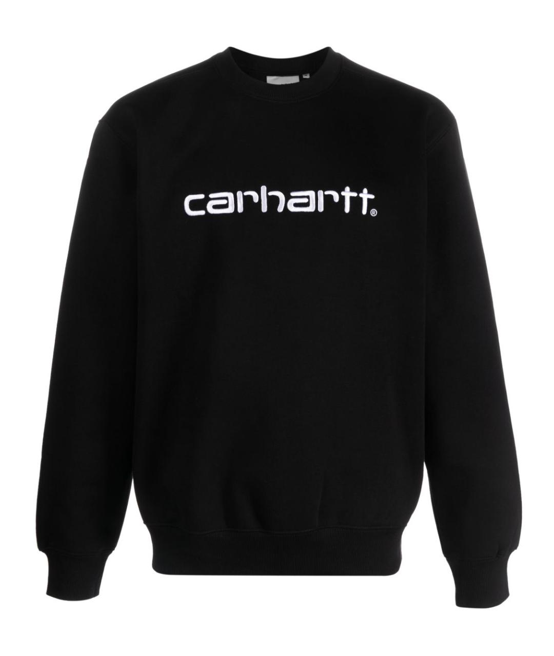 CARHARTT WIP Черный хлопковый джемпер / свитер, фото 1