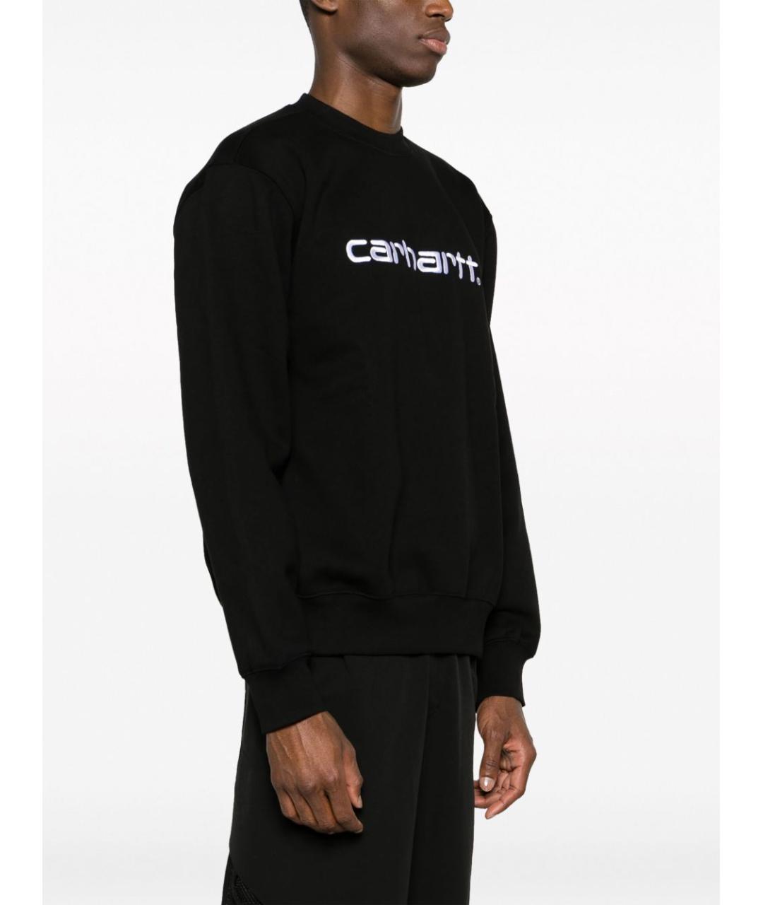 CARHARTT WIP Черный хлопковый джемпер / свитер, фото 5
