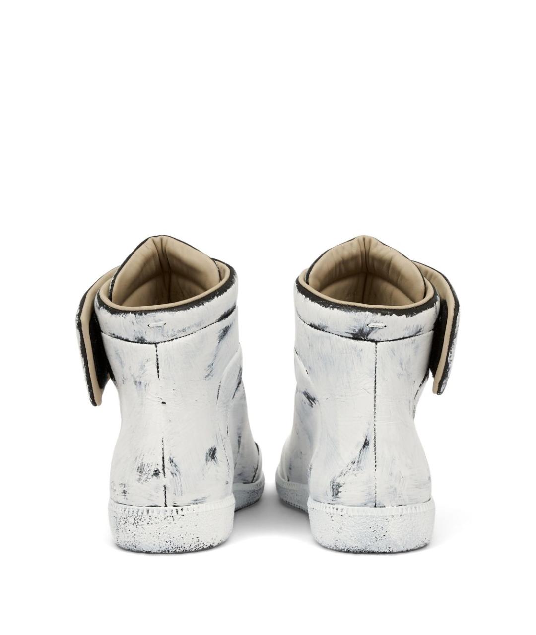 MAISON MARGIELA Белые высокие кроссовки / кеды, фото 6