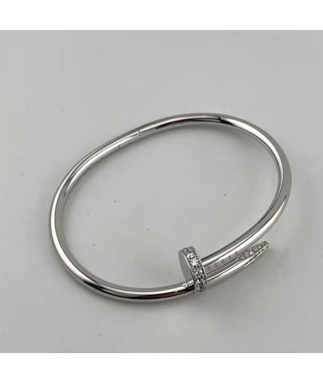 CARTIER Серебряный браслет из белого золота, фото 5