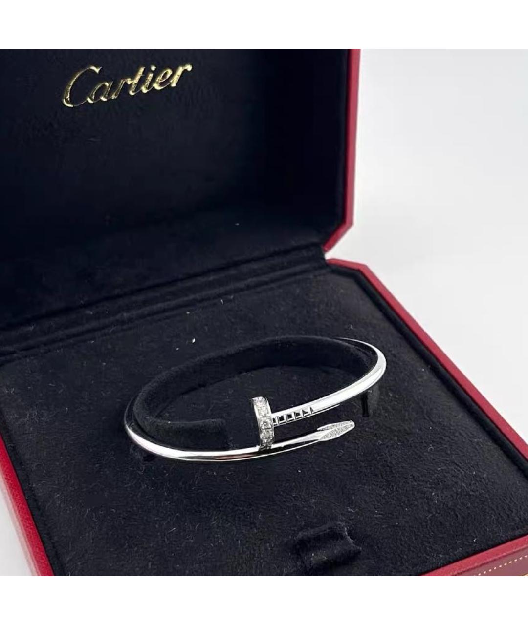 CARTIER Серебряный браслет из белого золота, фото 2