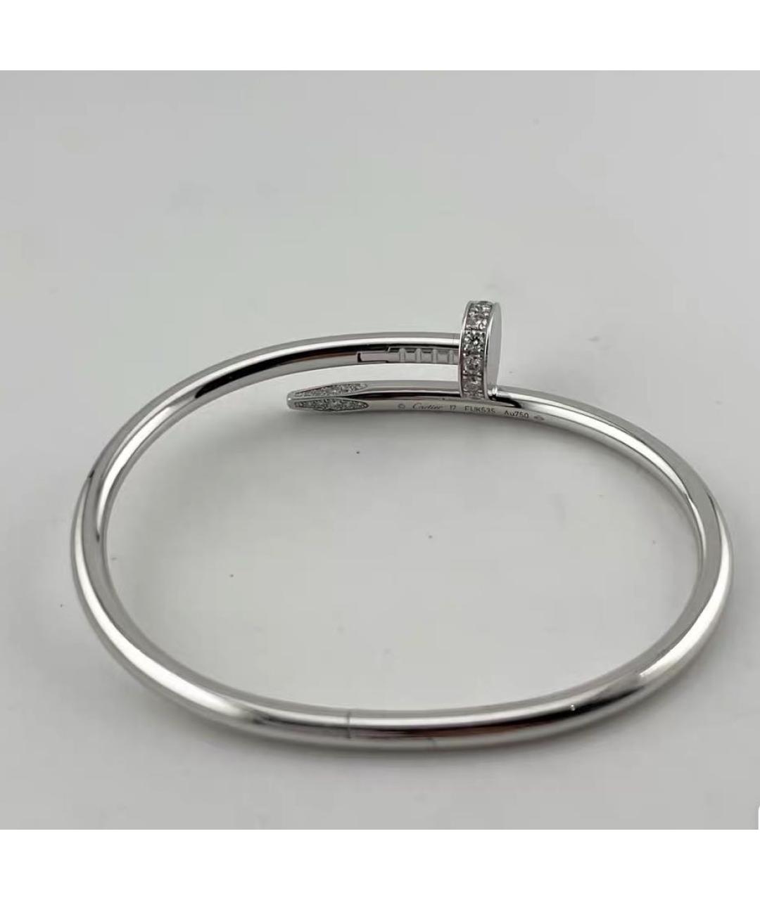 CARTIER Серебряный браслет из белого золота, фото 4