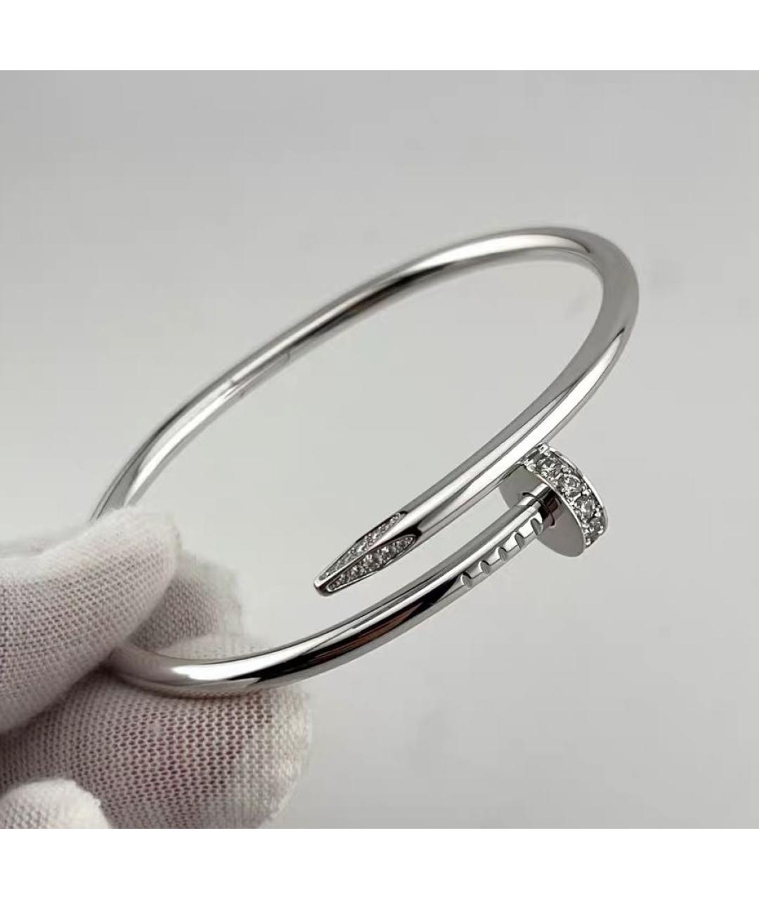 CARTIER Серебряный браслет из белого золота, фото 3