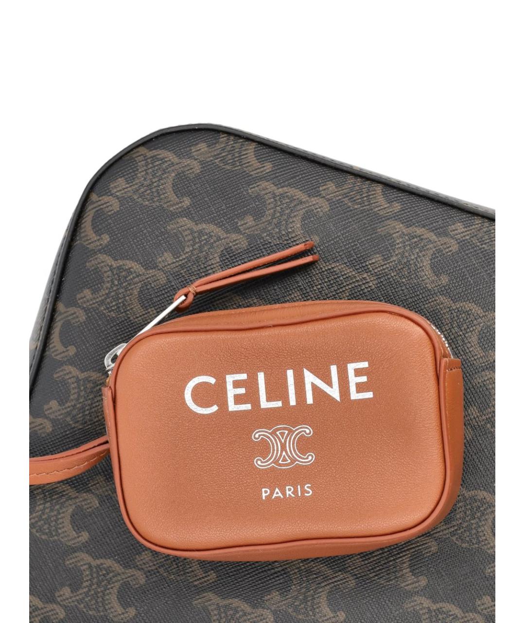 CELINE Черная сумка на плечо, фото 4