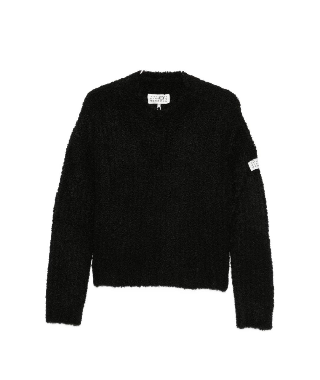 MM6 MAISON MARGIELA Черный полиамидовый джемпер / свитер, фото 1