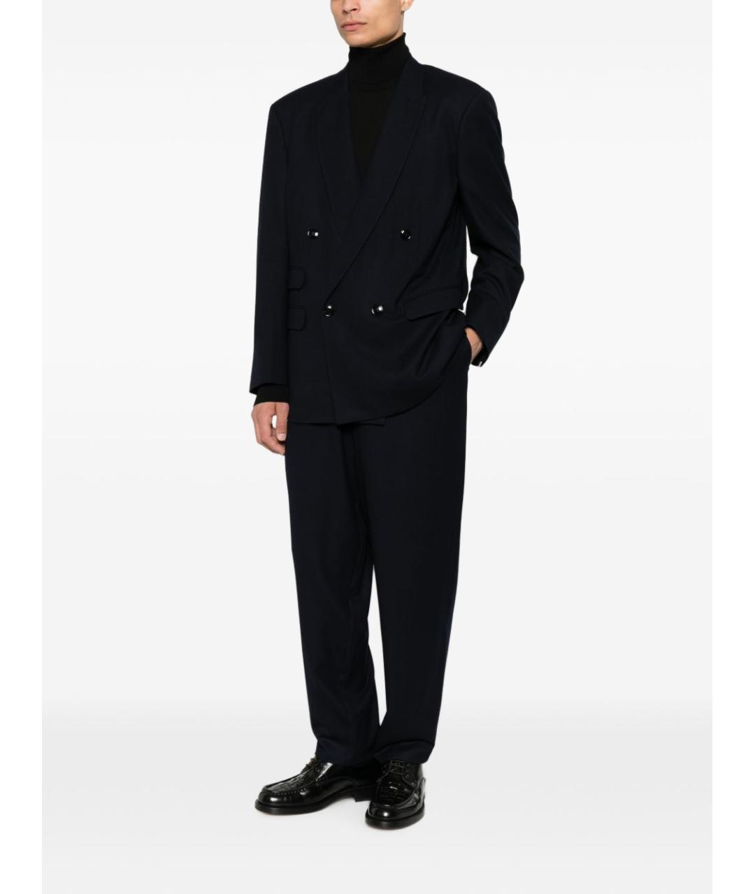 GIORGIO ARMANI Синий классический костюм, фото 5