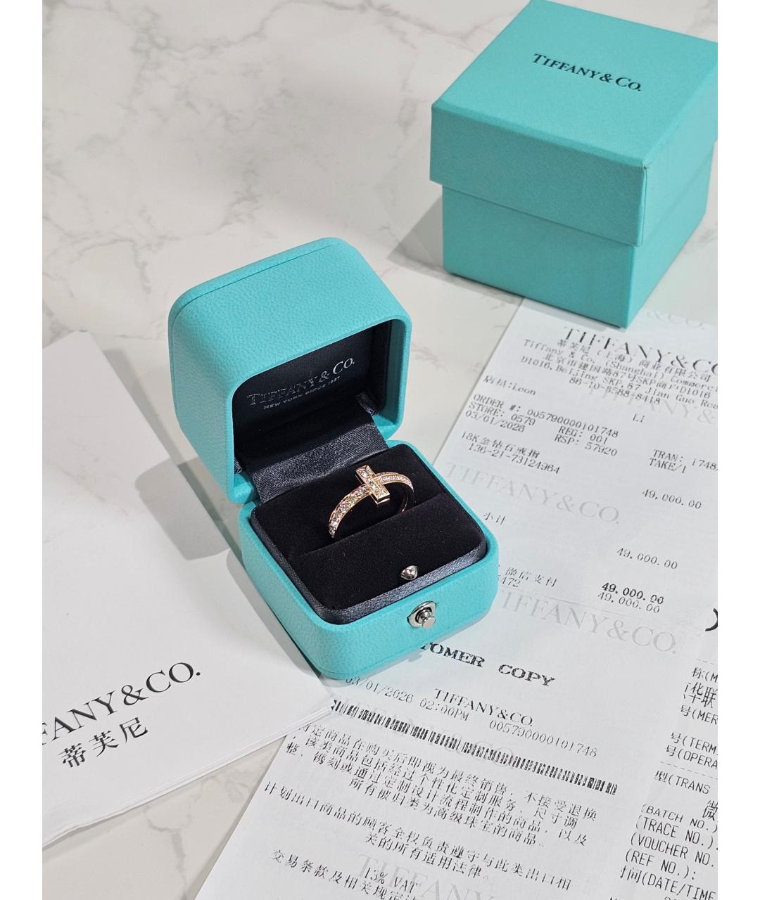 TIFFANY&CO Золотое кольцо из розового золота, фото 2