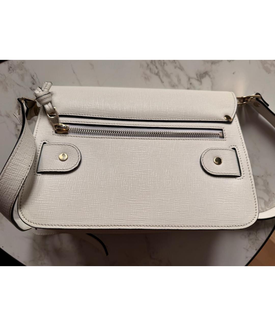 PROENZA SCHOULER Белая кожаная сумка через плечо, фото 2
