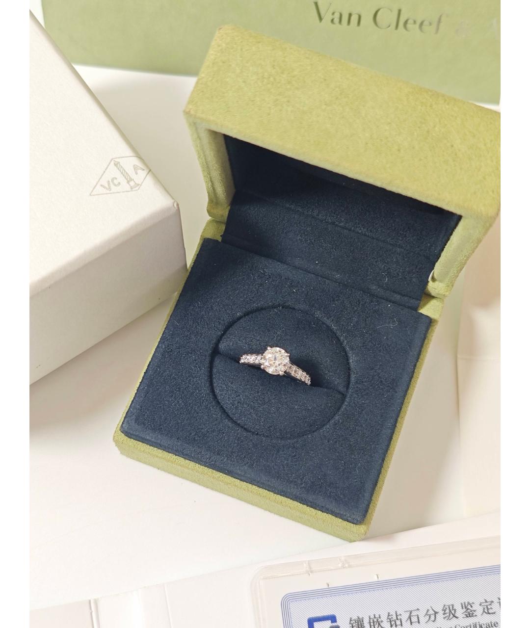 VAN CLEEF & ARPELS Серебряное платиновое кольцо, фото 3
