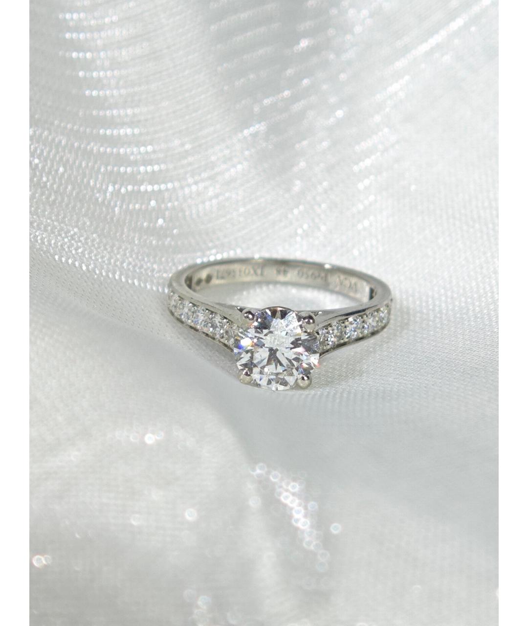 VAN CLEEF & ARPELS Серебряное платиновое кольцо, фото 9