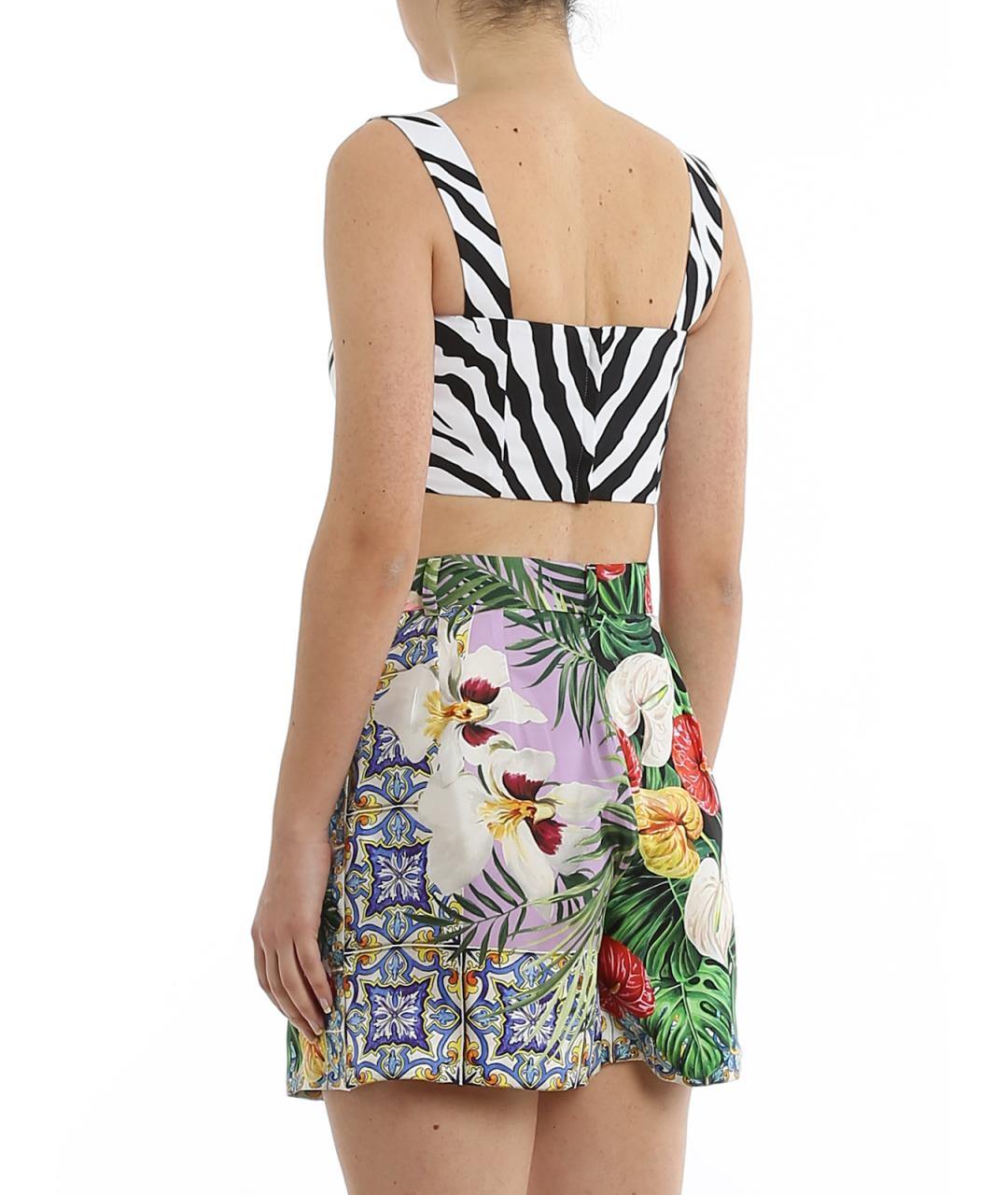 DOLCE&GABBANA Мульти хлопковая майка, фото 4