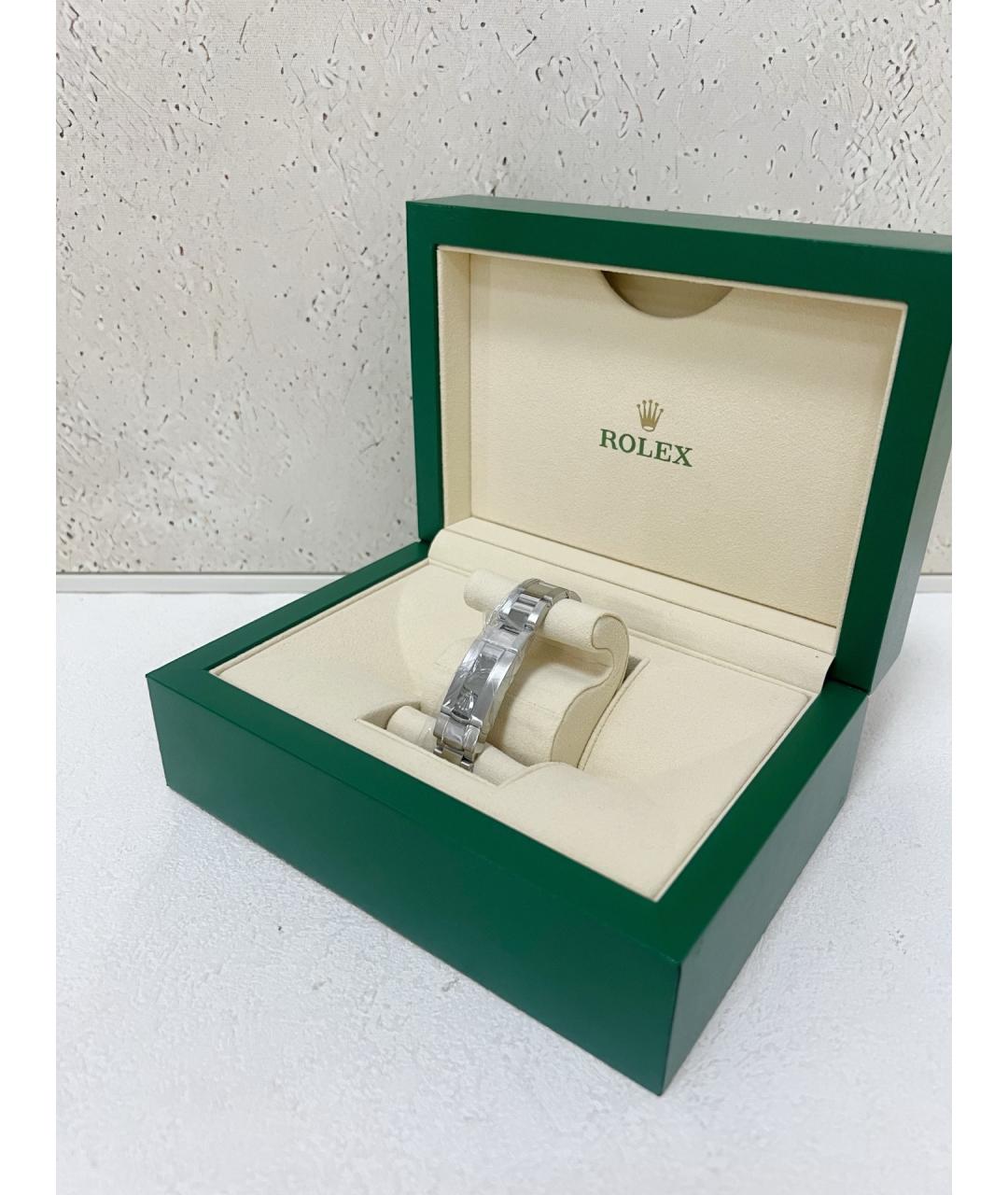 ROLEX Серые металлические часы, фото 4