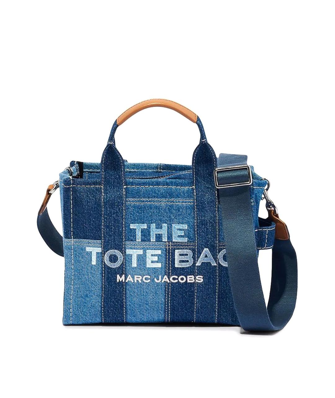MARC JACOBS Синяя хлопковая сумка тоут, фото 1