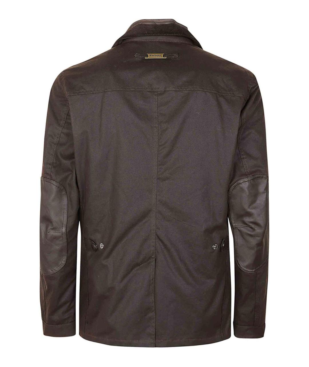 BARBOUR Коричневая хлопковая куртка, фото 2