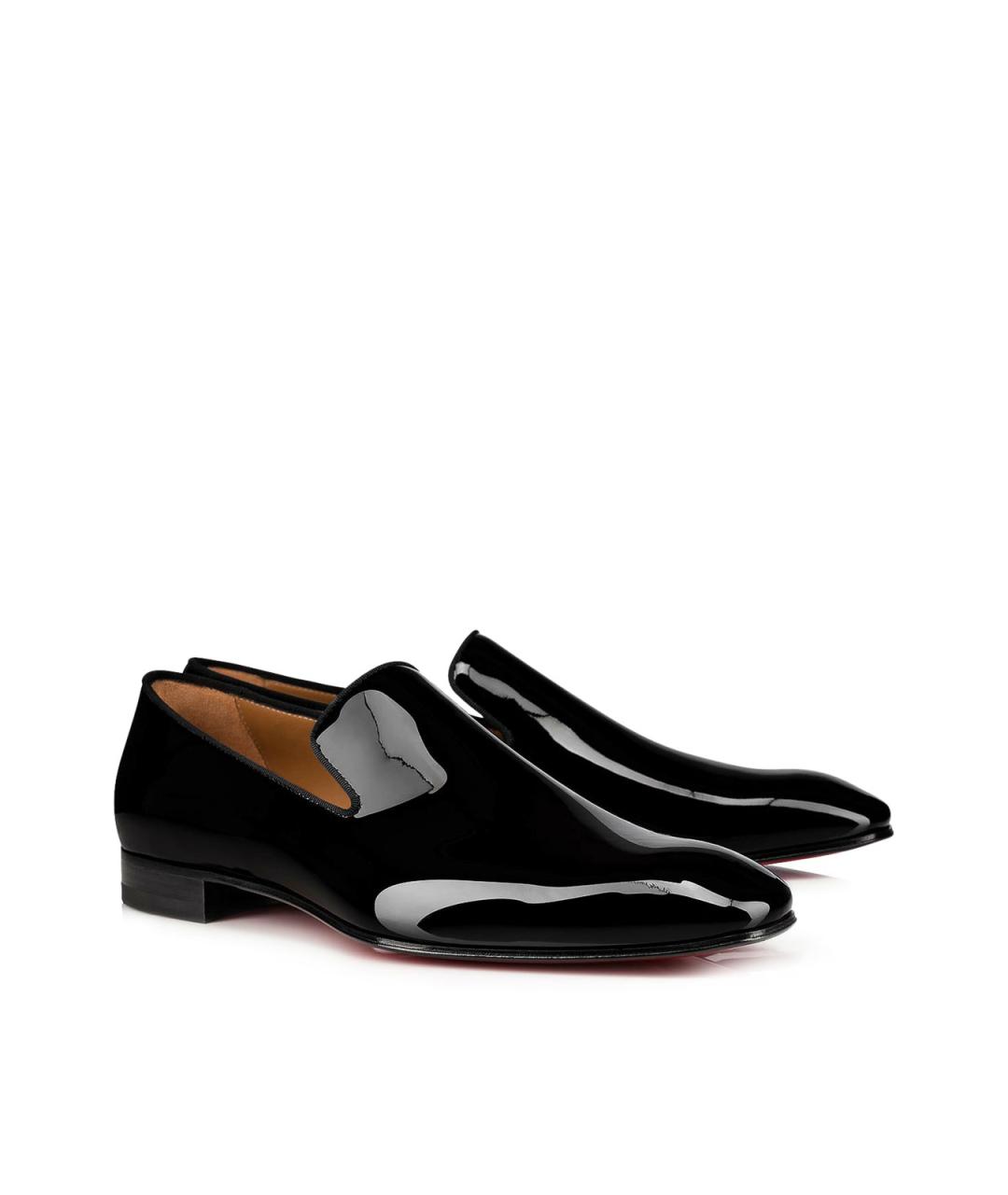 CHRISTIAN LOUBOUTIN Черные туфли из лакированной кожи, фото 2