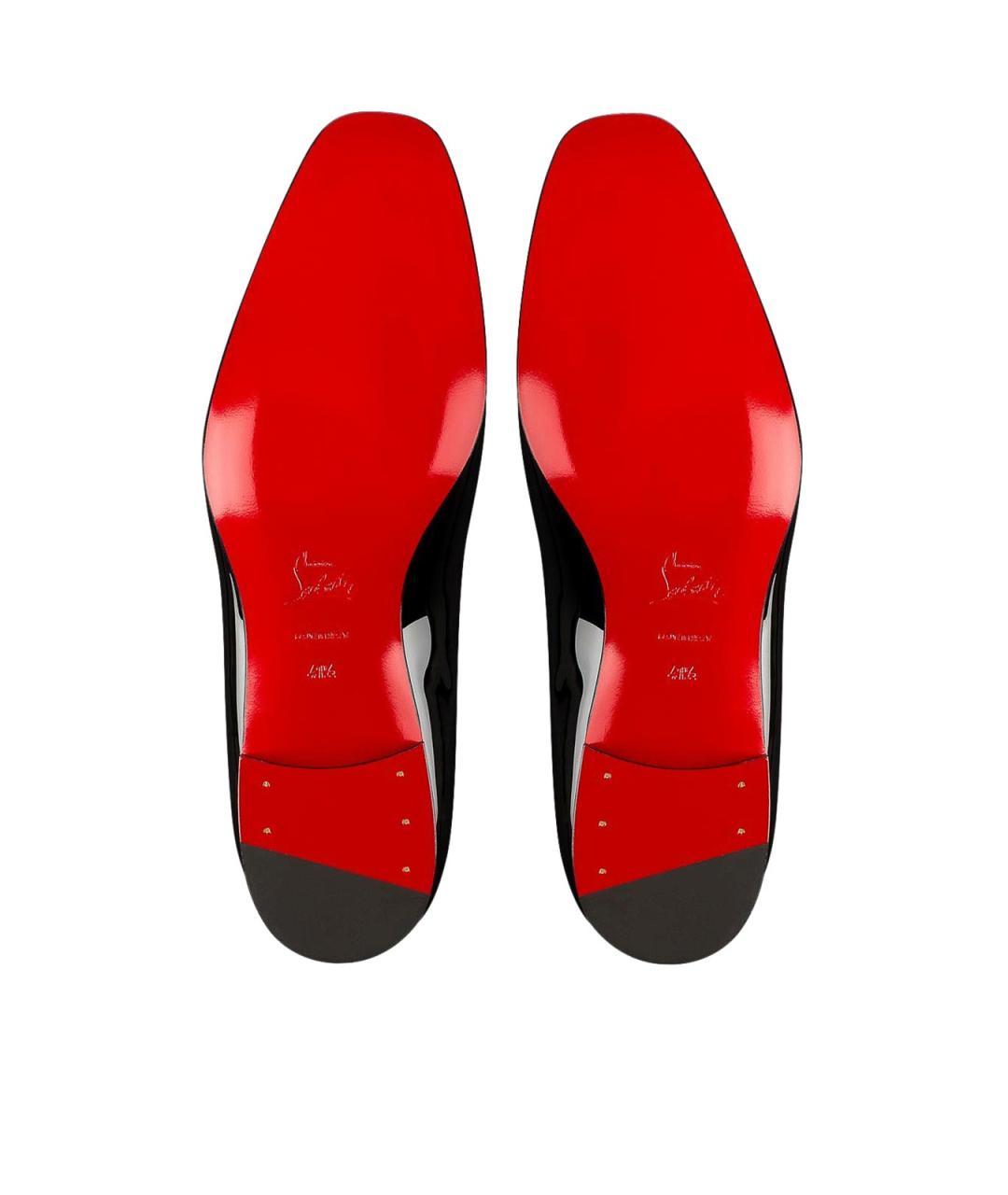 CHRISTIAN LOUBOUTIN Черные туфли из лакированной кожи, фото 5