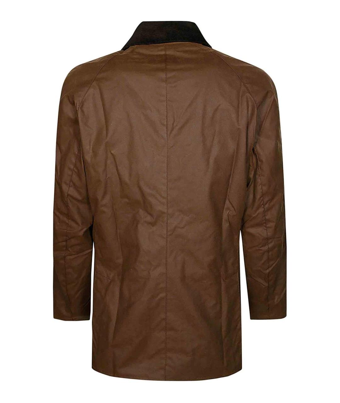 BARBOUR Коричневая хлопковая куртка, фото 2
